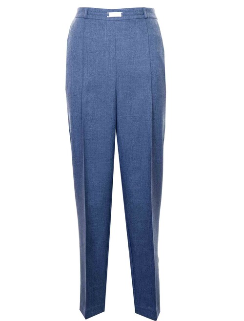 Female Honor Millburn Crossdye Trousers 27 Inch Leg Length | Mid Blue ...