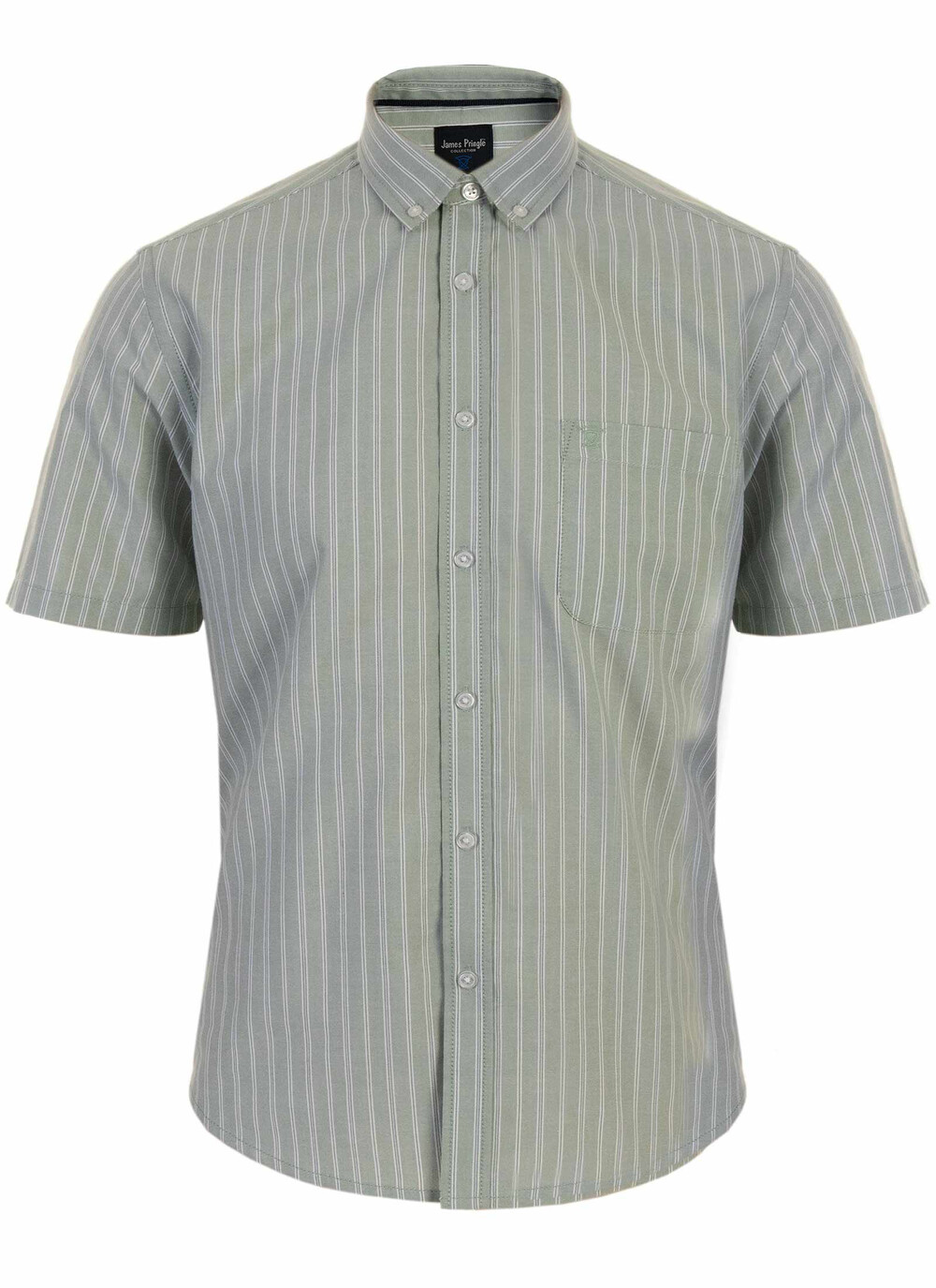 Male James Pringle Short Sleeve Shirt | Light Green | EWM | The ...