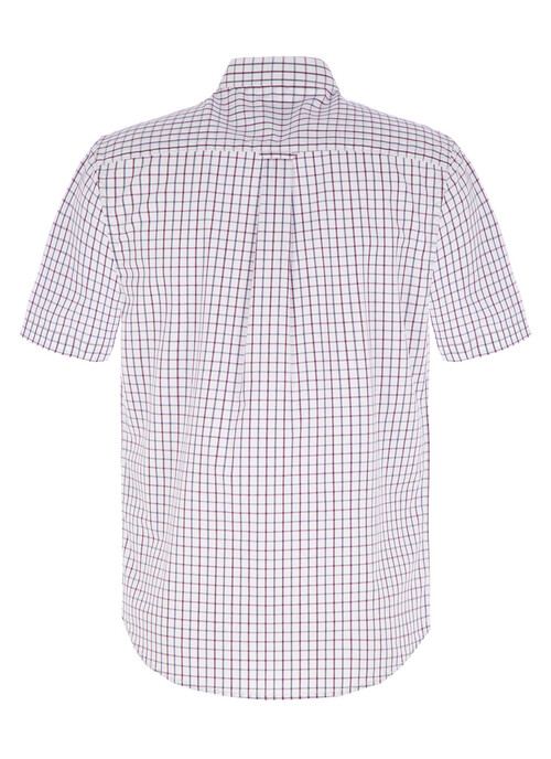 Male James Pringle Short Sleeve Shirt | Mid Mauve | EWM | EWM