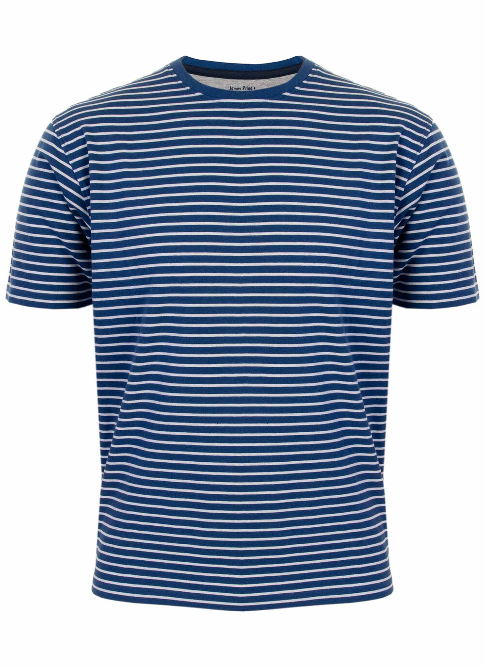 Male James Pringle Crew Neck T Shirt | Bright Blue | EWM | EWM