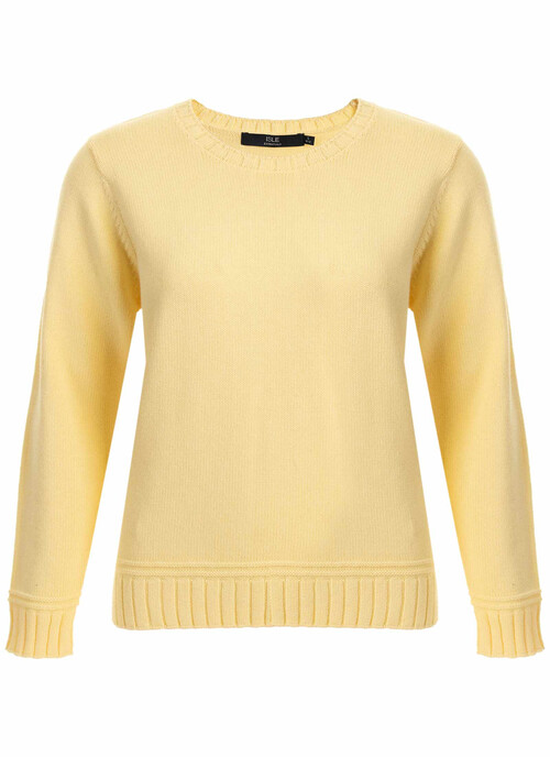 Cotton Crew Neck Jumper | EWM