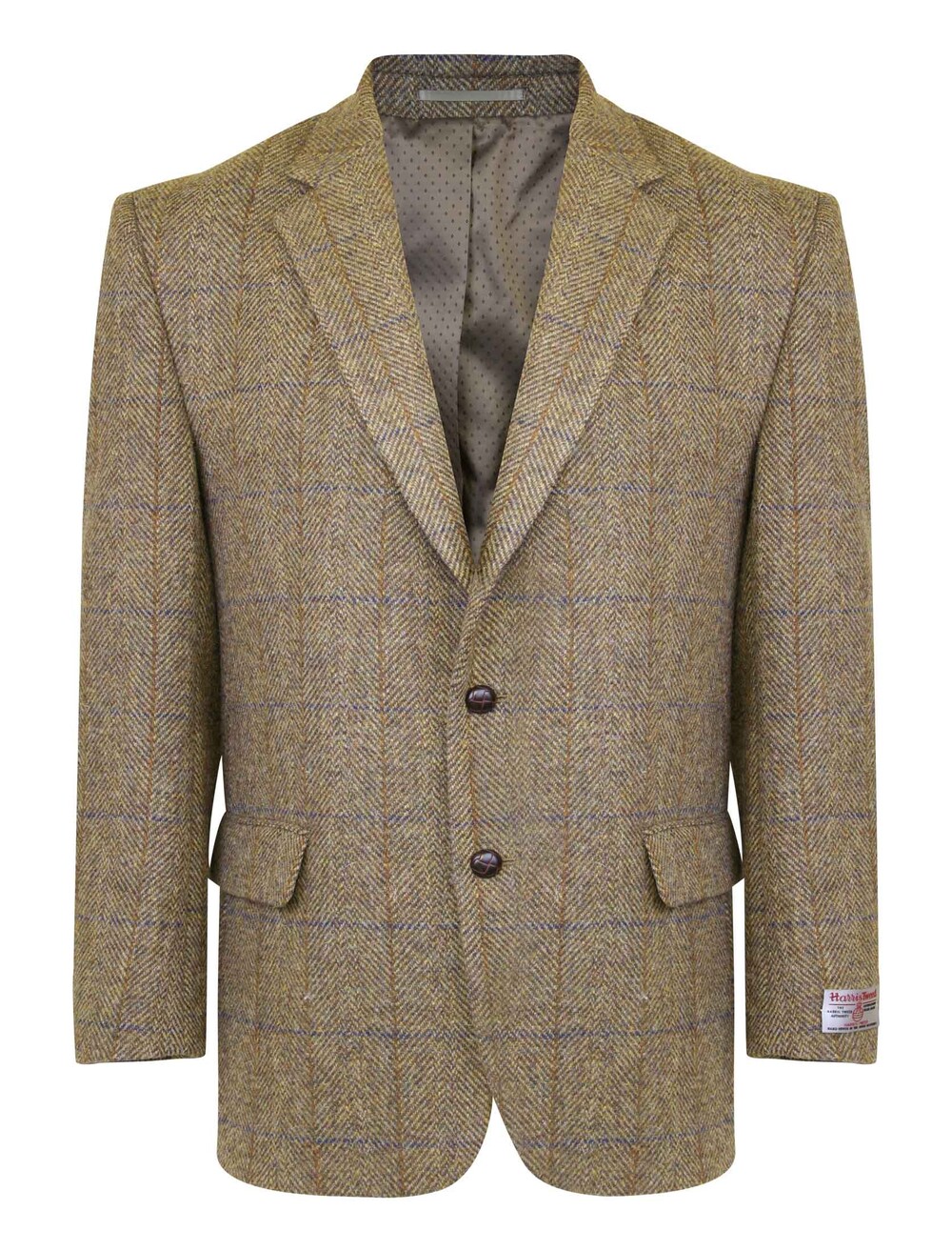 Male Harris Tweed Harris Tweed 'Lewis' Jacket Long | Mid Brown | EWM ...